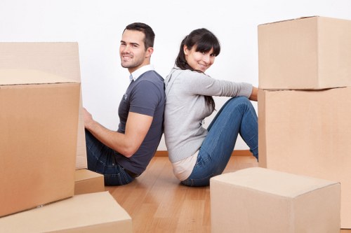 Van transport for furniture delivery in central London