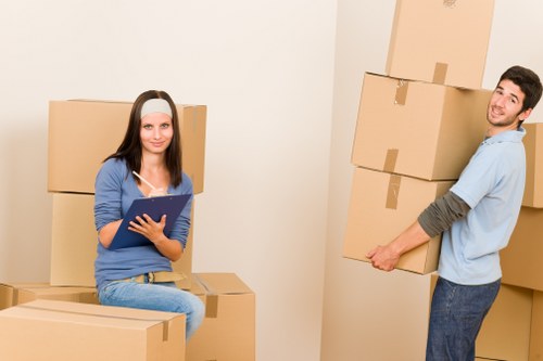 Packing and loading service for a central London move
